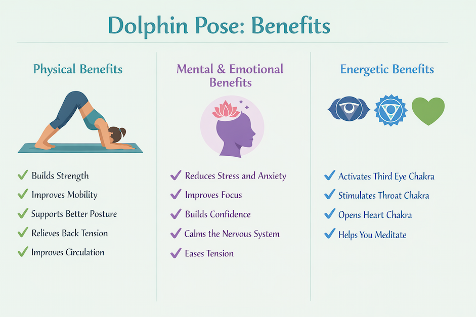 Dolphin Pose Benefits