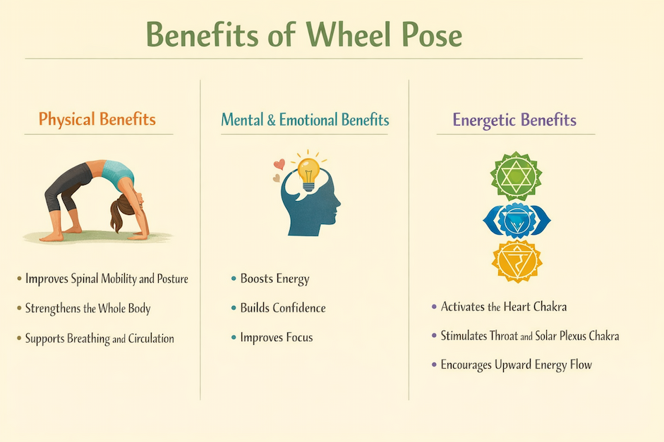 Benefits of Wheel Pose