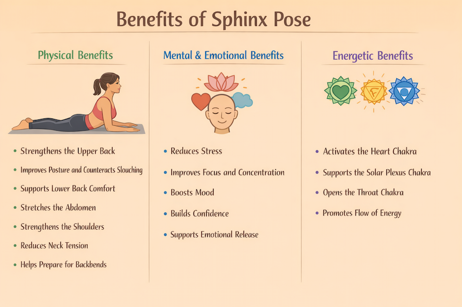 Sphinx Pose Benefits