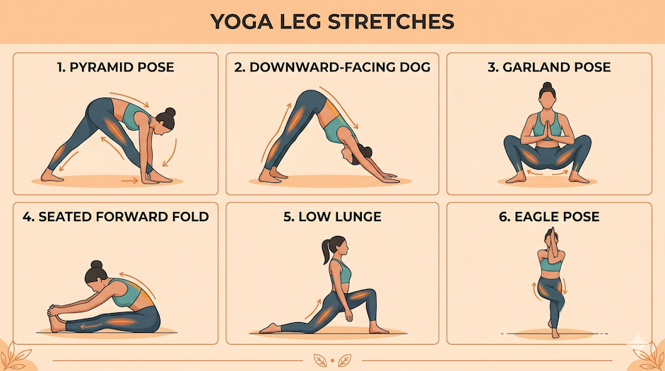 Yoga Leg Stretches