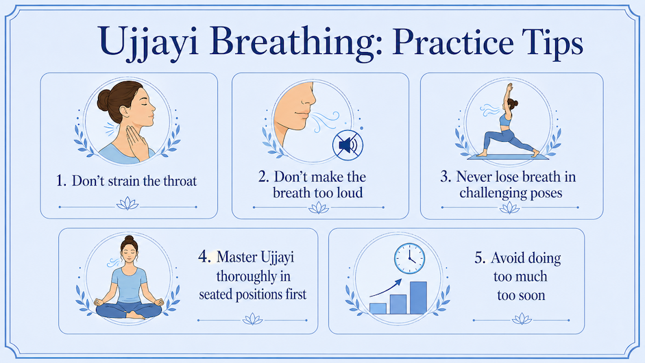 Ujjayi Breathing Practice Tips