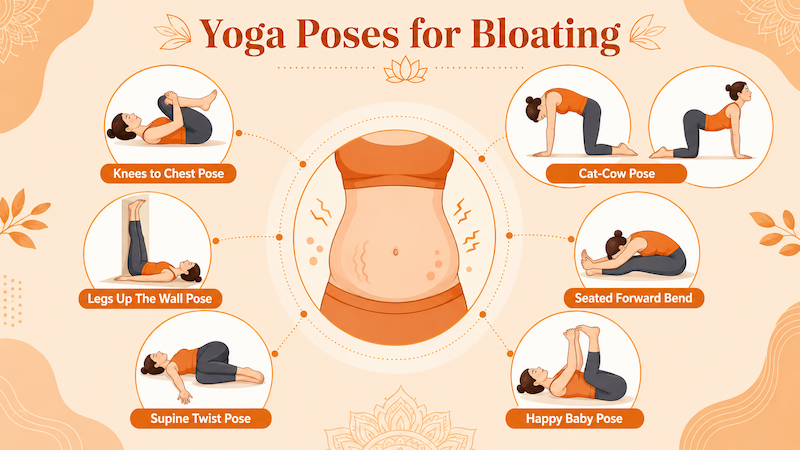 Yoga Poses for Bloating