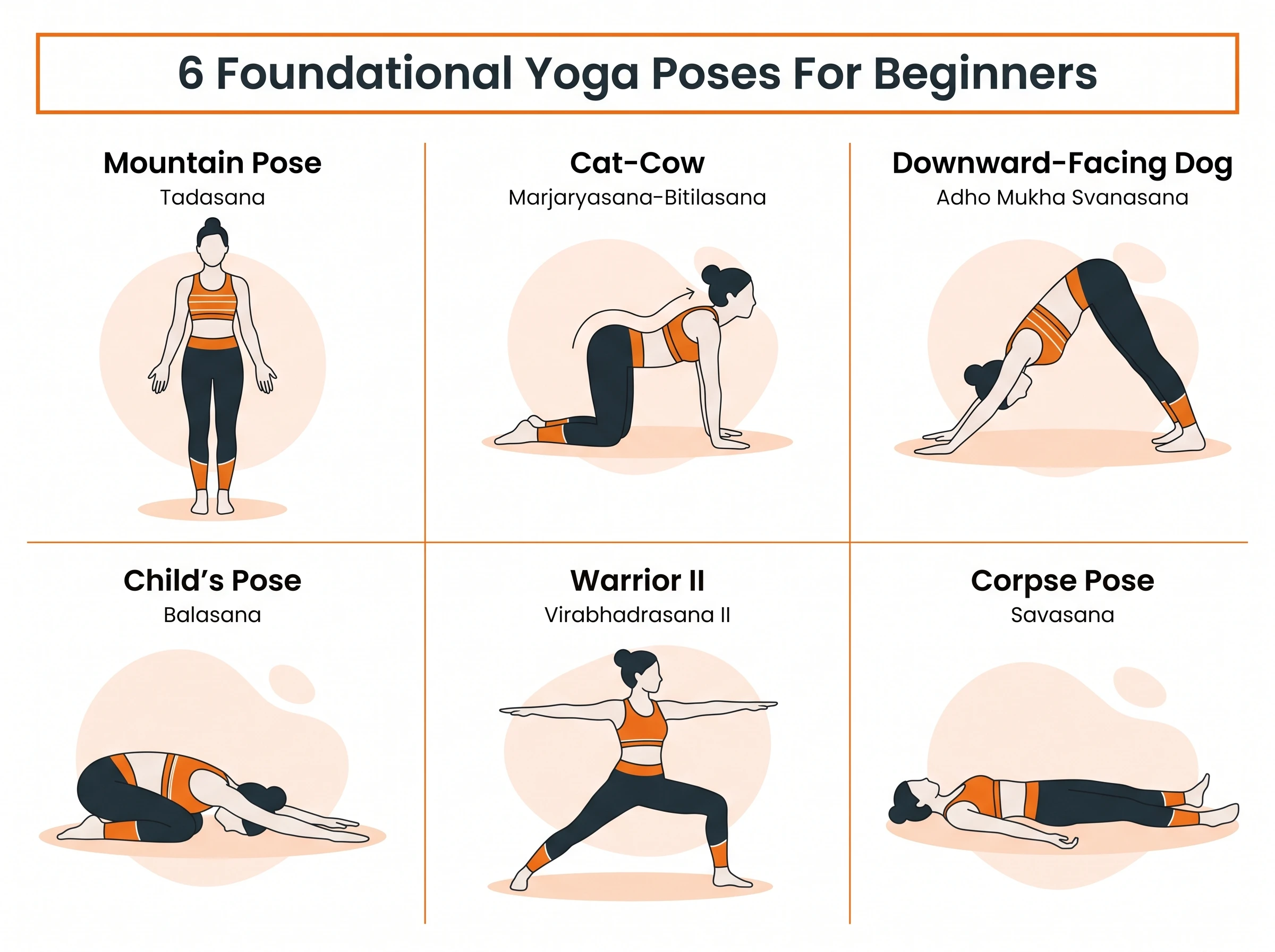 foundational yoga poses for Beginners