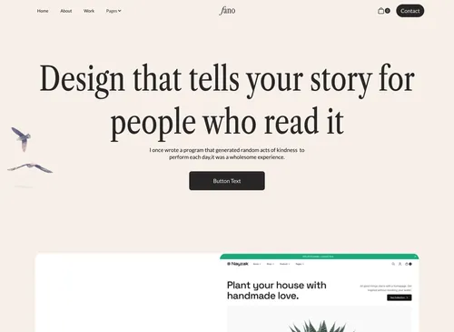Fano Agency Webflow Template- Designed by Azwedo.com and Wedoflow.com