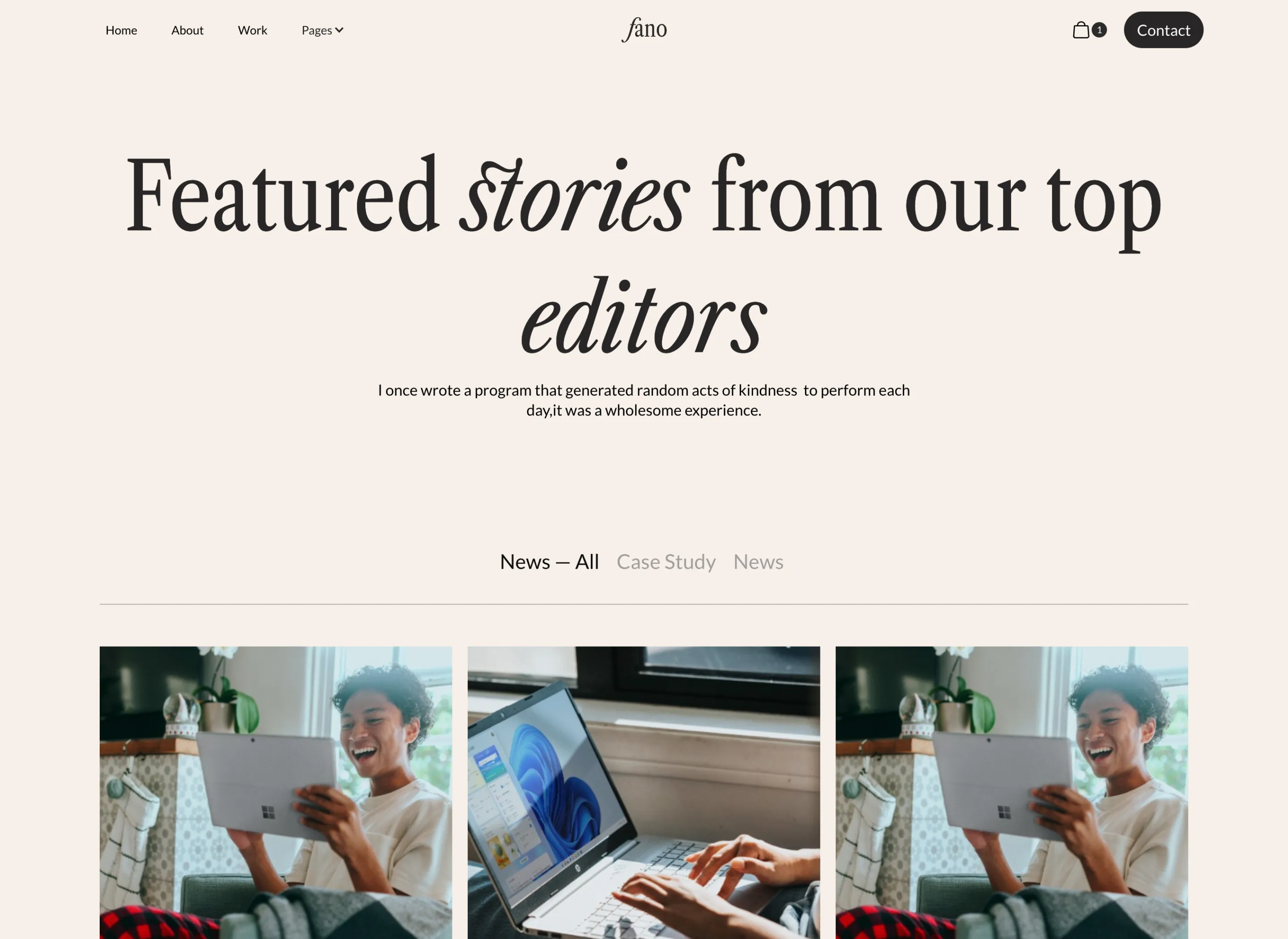 Fano Agency Webflow Template- Designed by Azwedo.com and Wedoflow.com