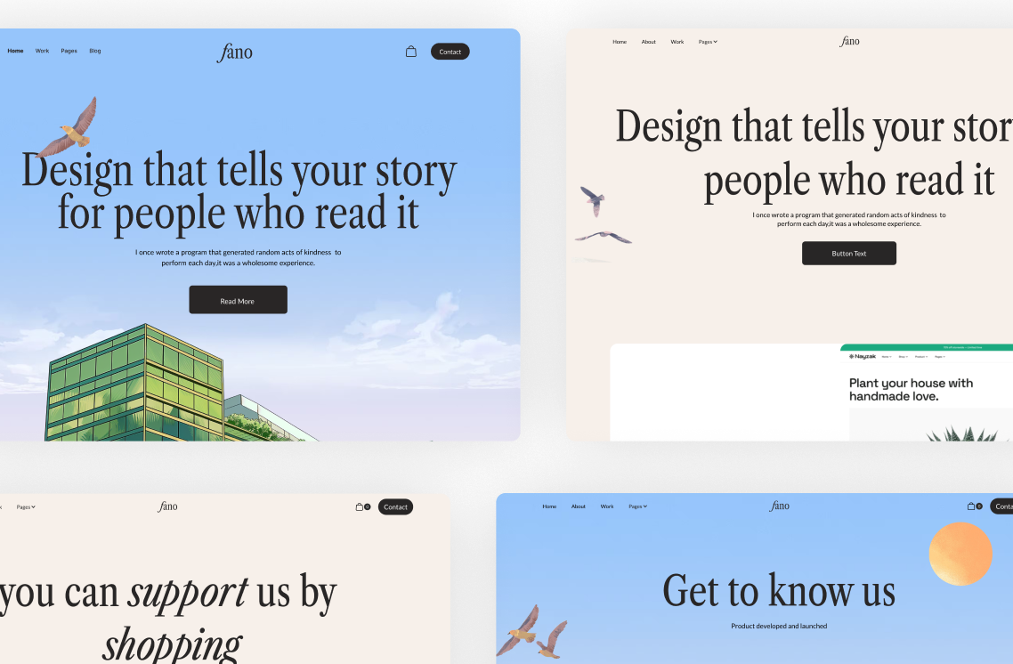 Fano Agency Webflow Template- Designed by Azwedo.com and Wedoflow.com