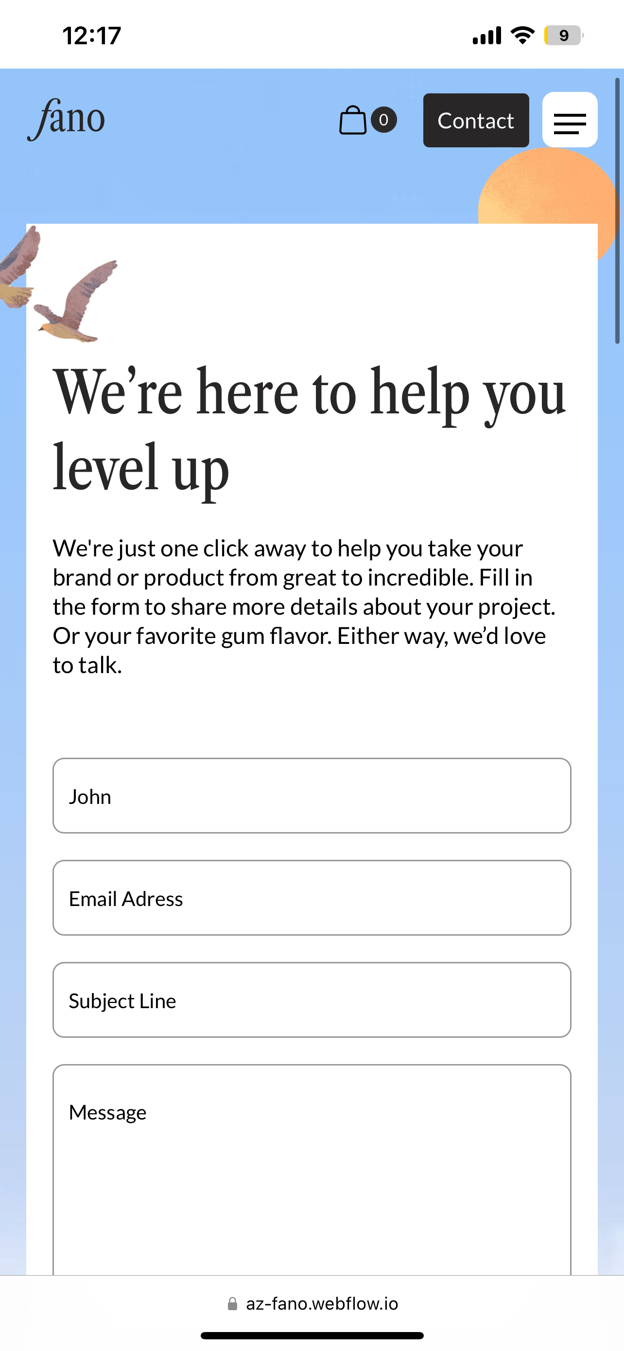 Fano Agency Webflow Template- Designed by Azwedo.com and Wedoflow.com
