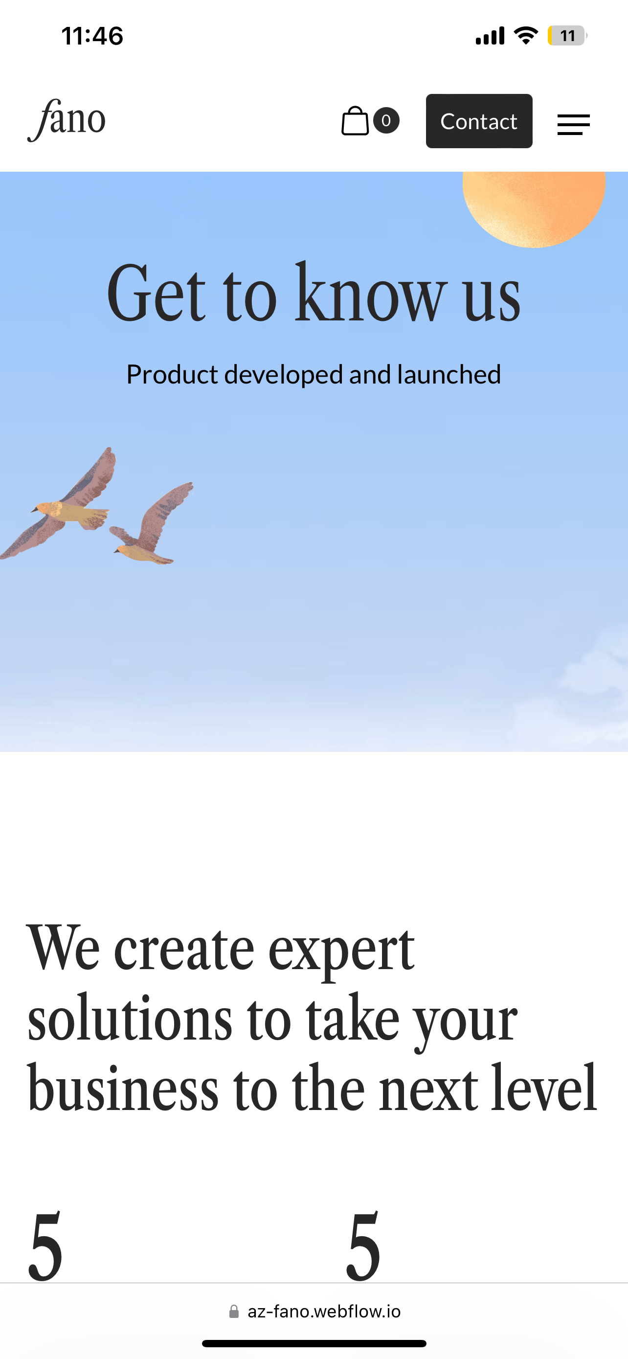 Fano Agency Webflow Template- Designed by Azwedo.com and Wedoflow.com