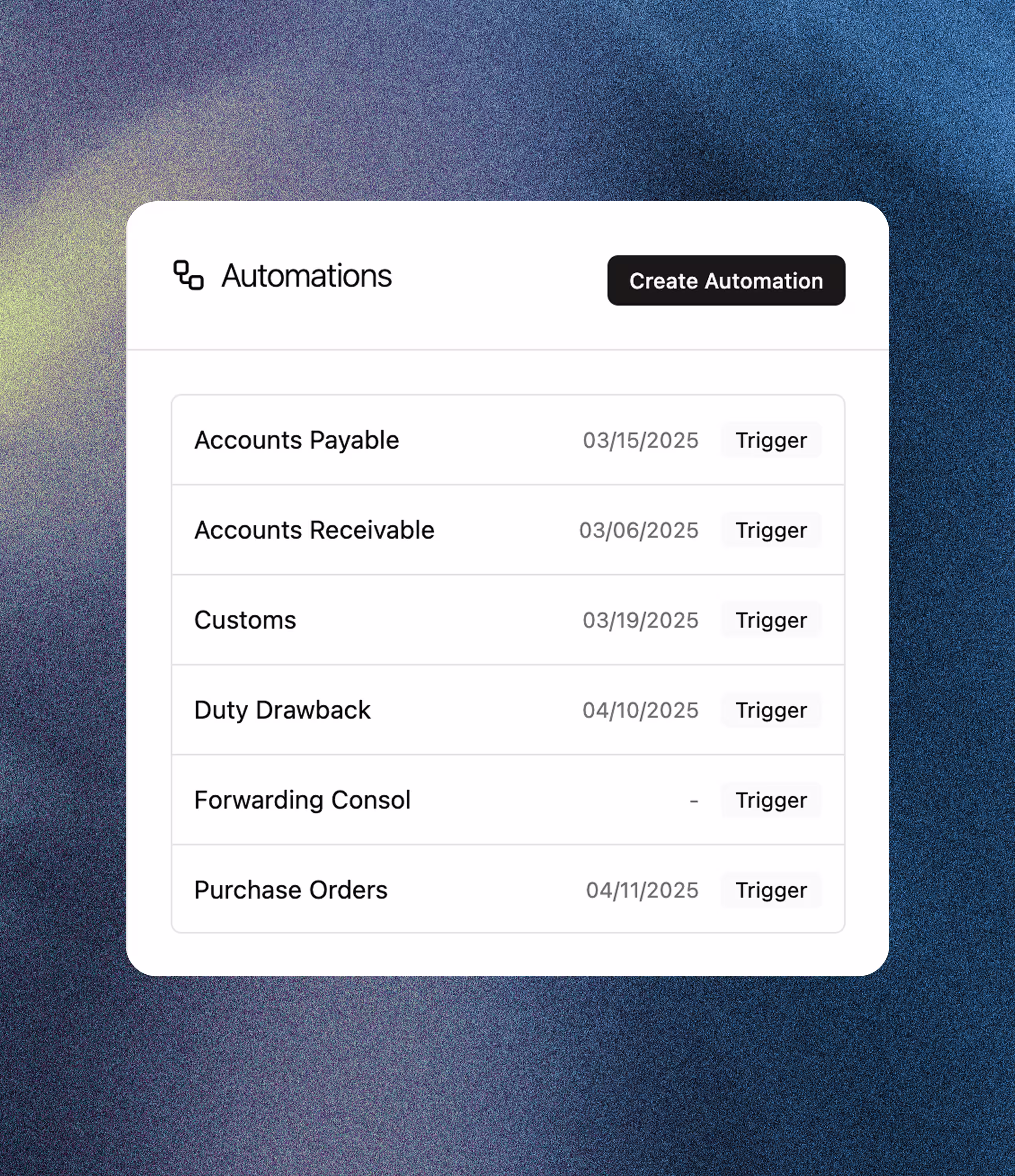 Workflow Automation. Built for Logistics.