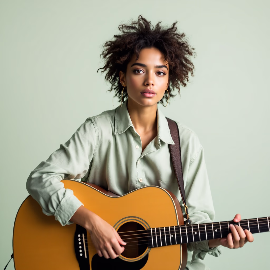 [headshot] image of customer (for a musician & band)