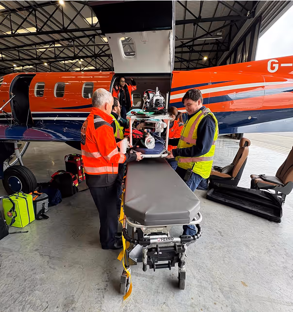 A picture from a Specialist Patient Transport workshop