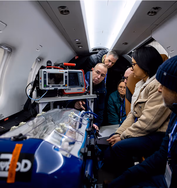 A picture from a Specialist Patient Transport workshop