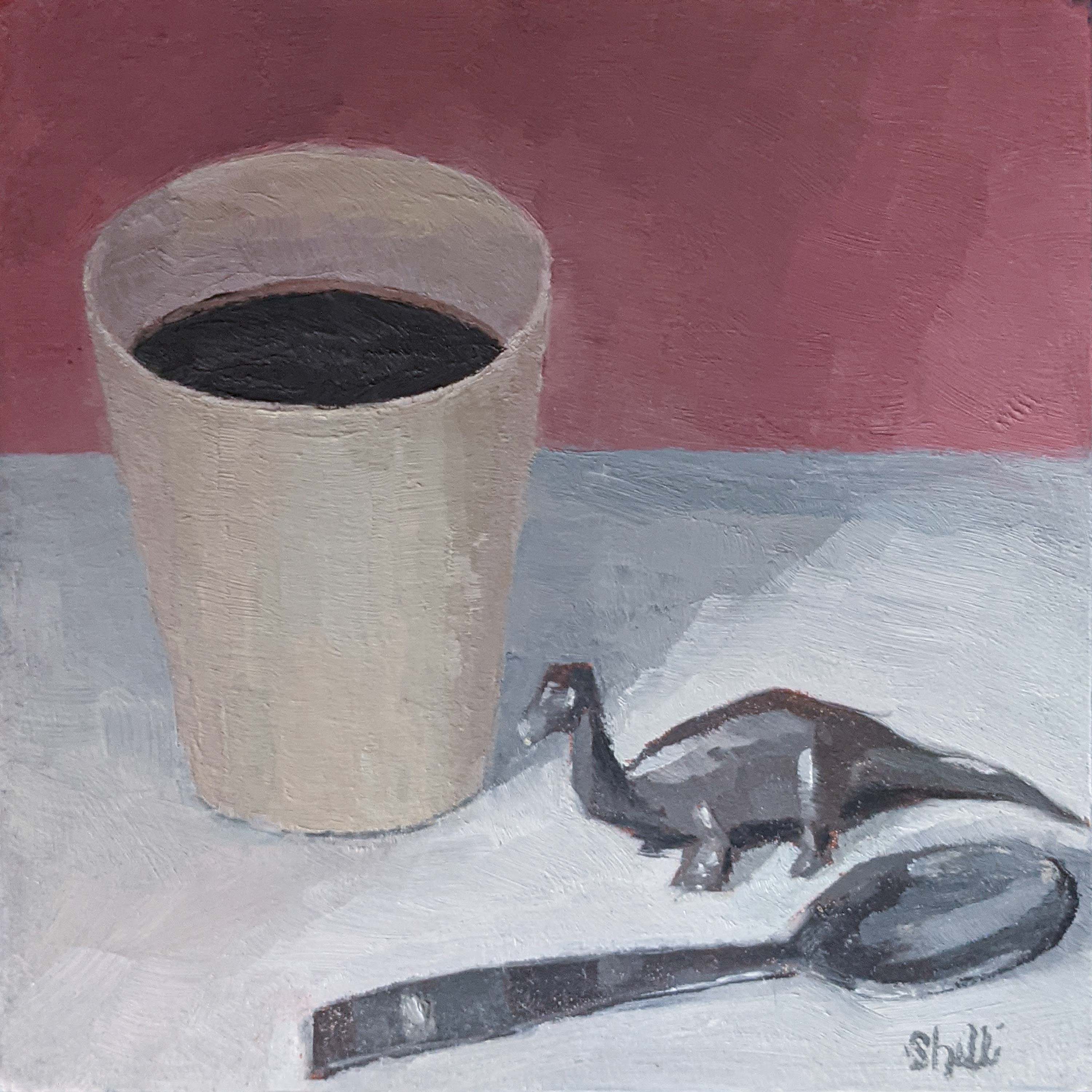 Black Coffee with Dinosaur