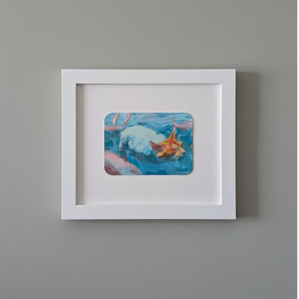 Purrito with Fish Friends