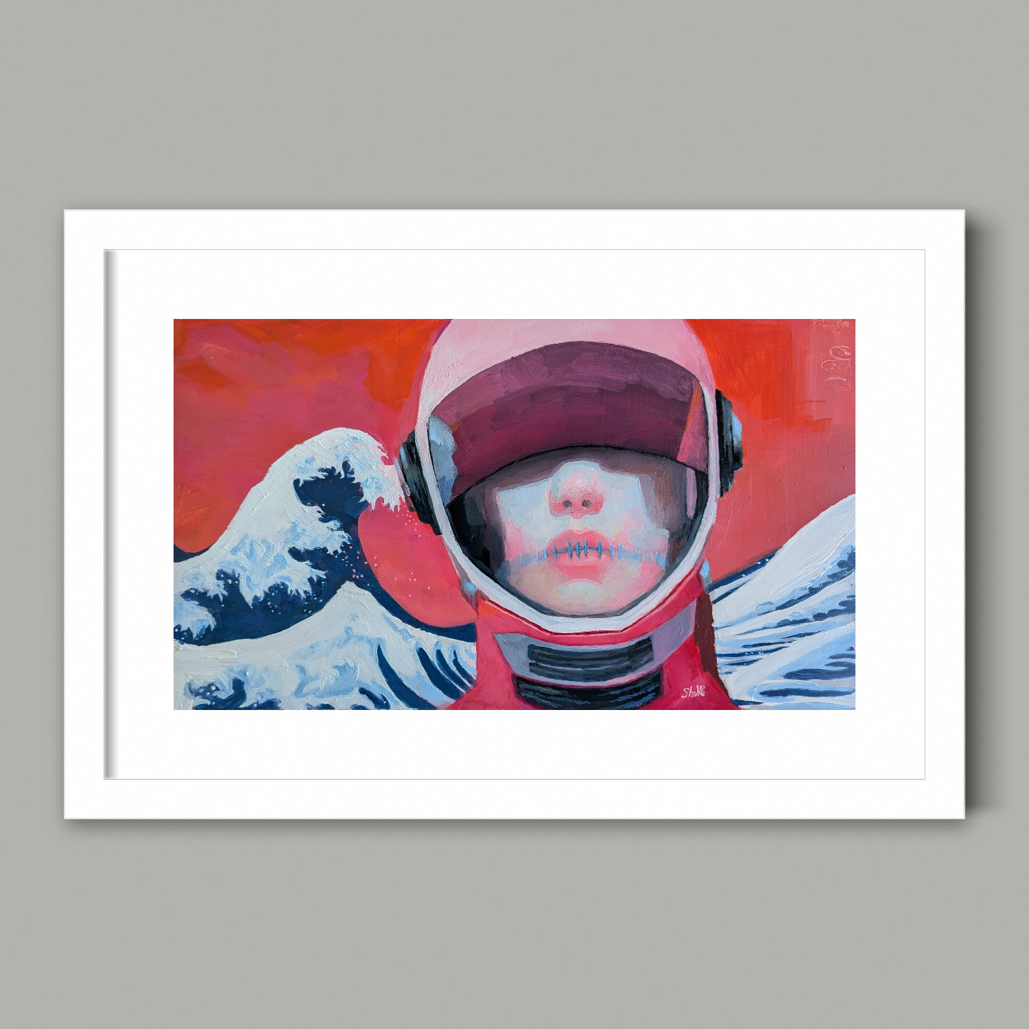oil and acrylic paintings