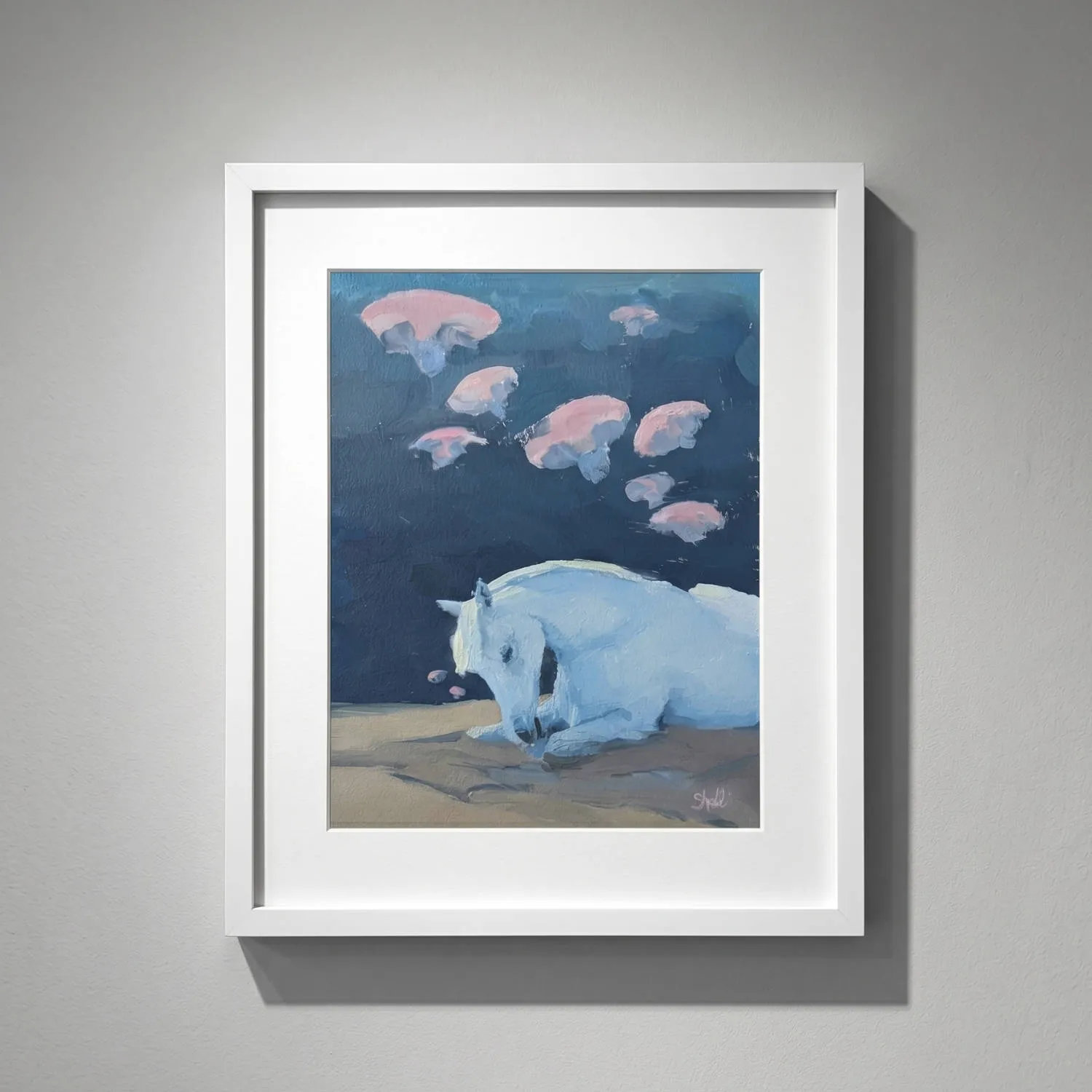 Horse with Jellyfish (paper)