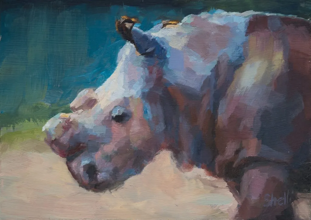 sudan was the last Northern white rhino. he died in 2018