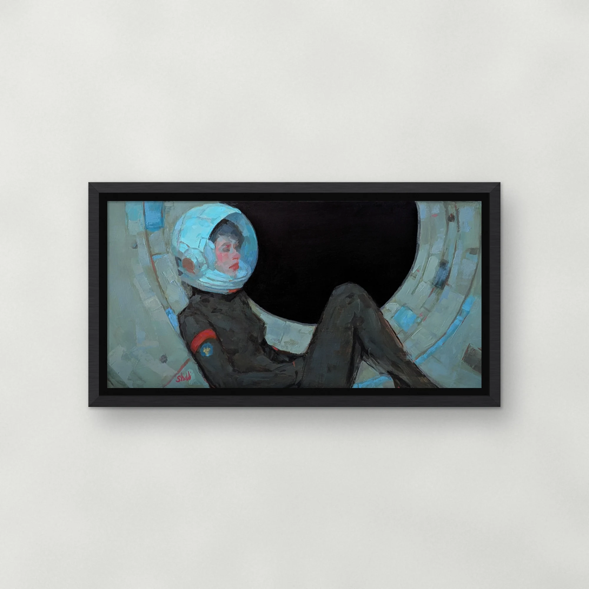 oil and acrylic paintings