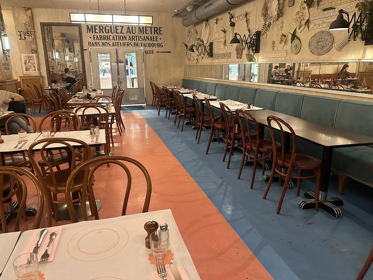 Dining room of Brasserie Rosie