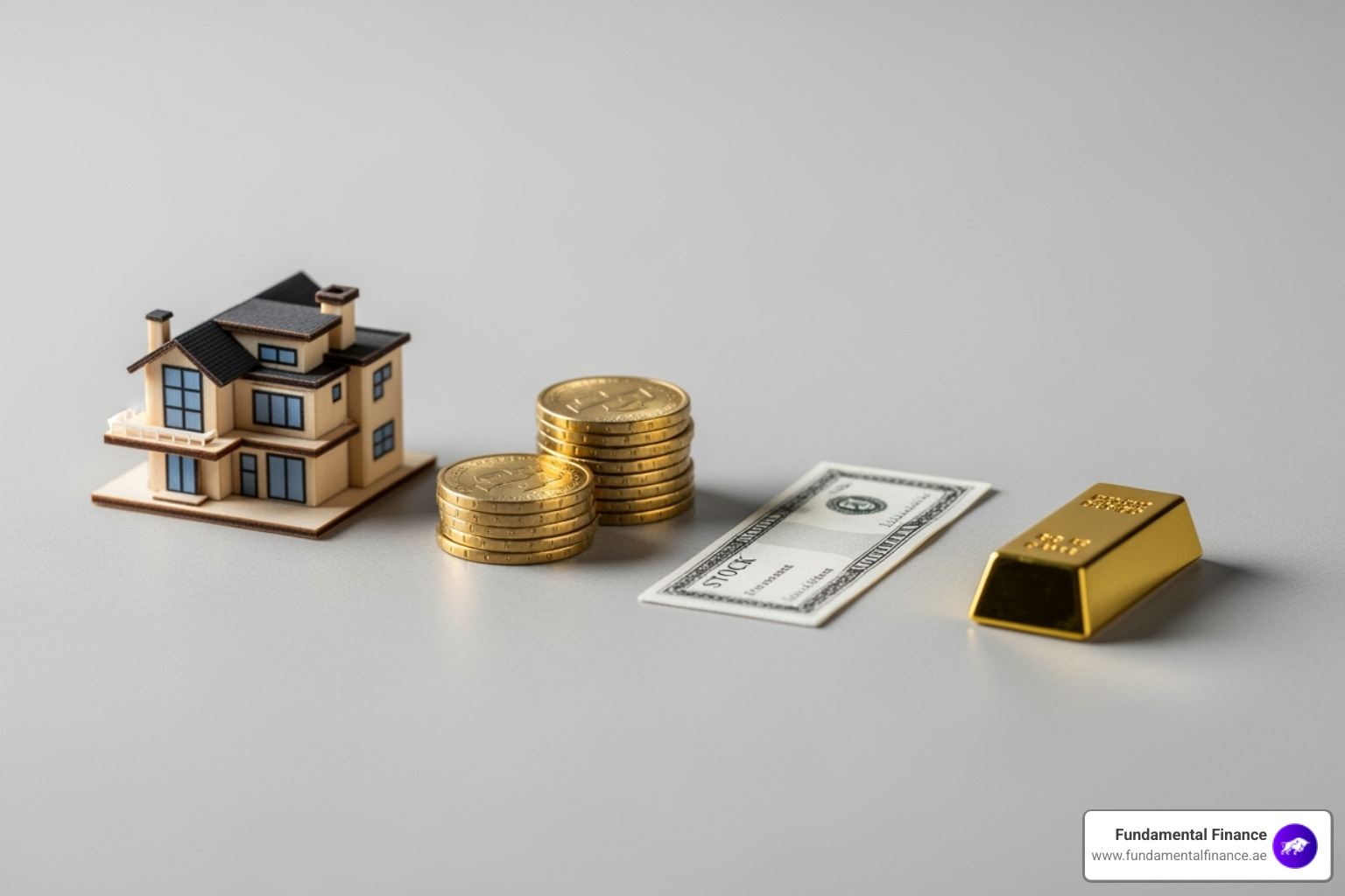 a diversified savings and investment chart with icons for different asset types - Retirement Savings in the UAE: Smart Strategies to Secure Your Future