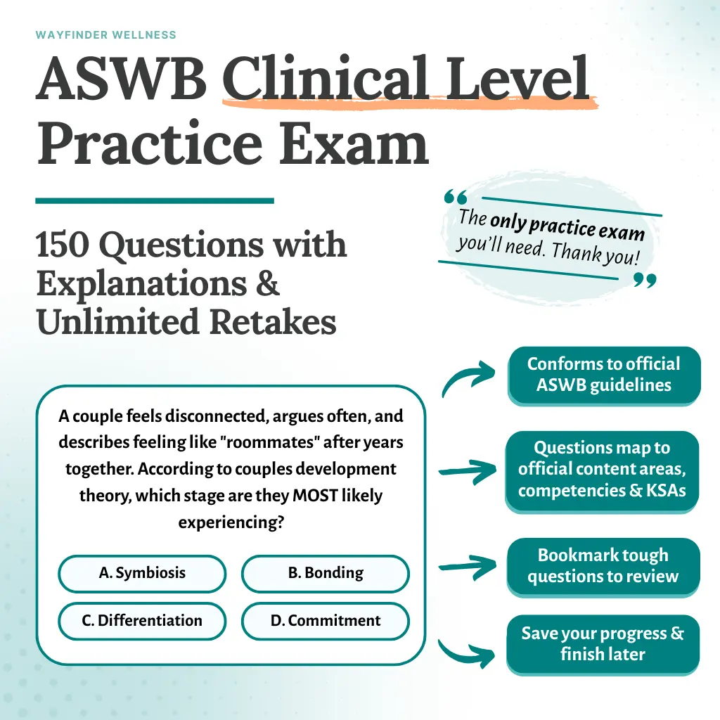 aswb clinical level practice exam