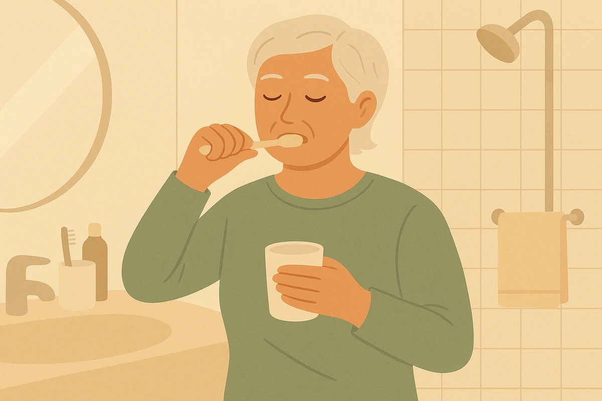 Mindful Brushing or Showering