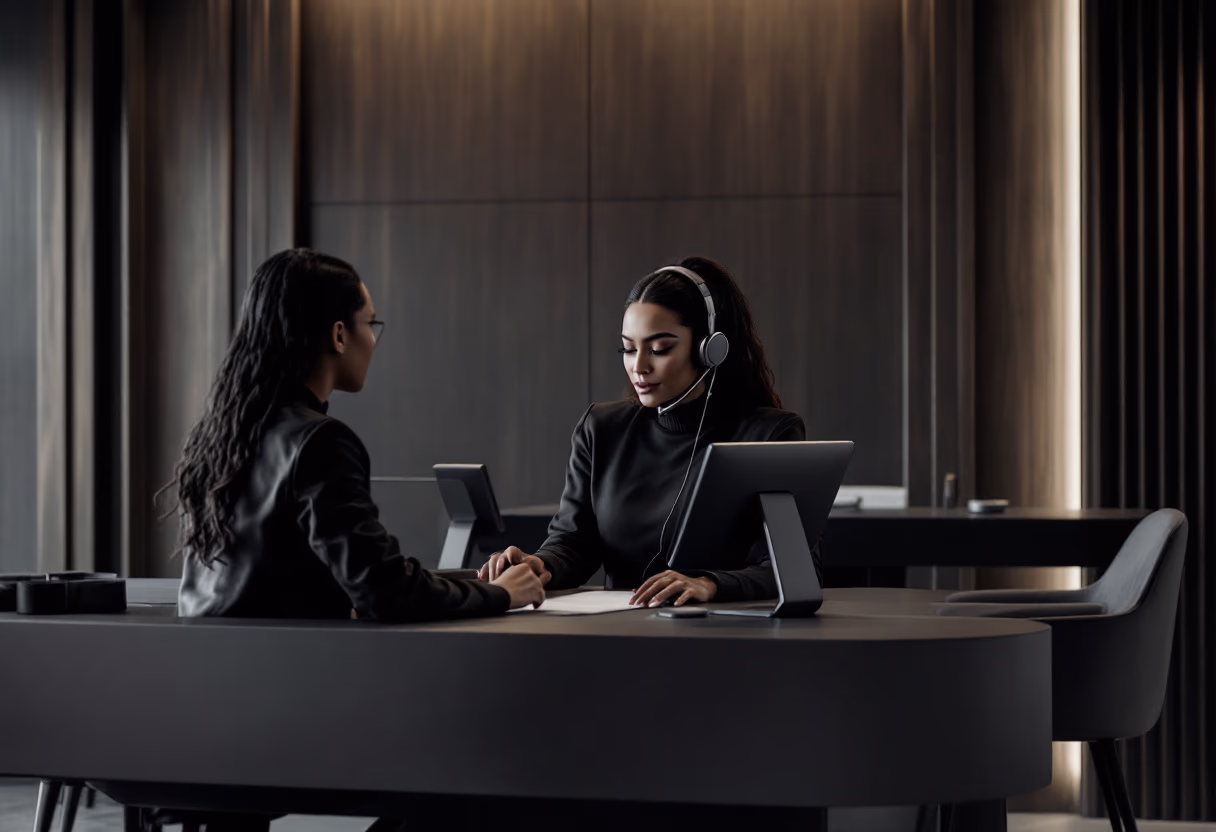 image of customer service (for a direct-to-consumer electronics brand)