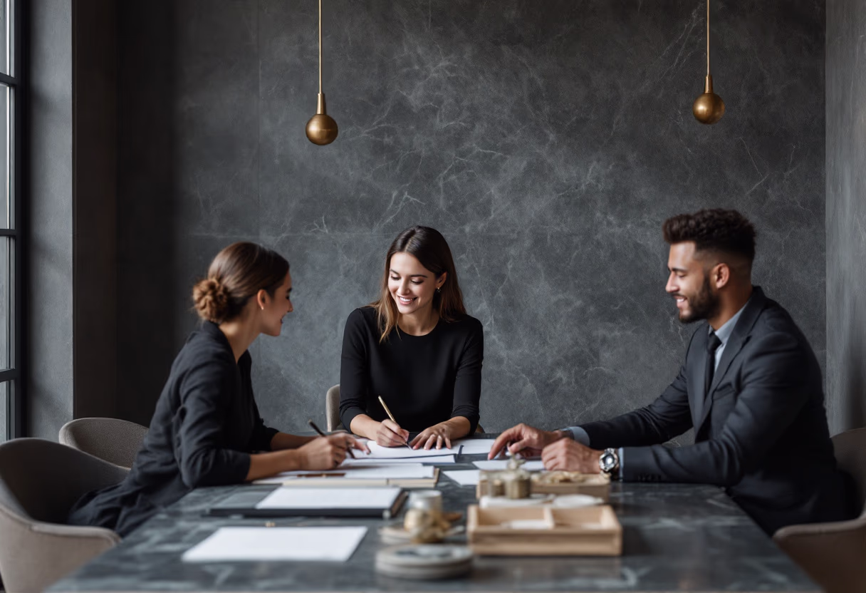 image of notary signing agent reviewing esigning