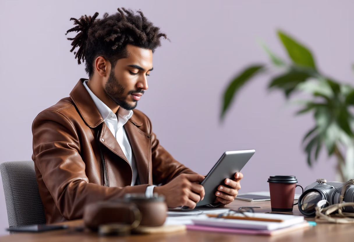 image of satisfied business client with accountant