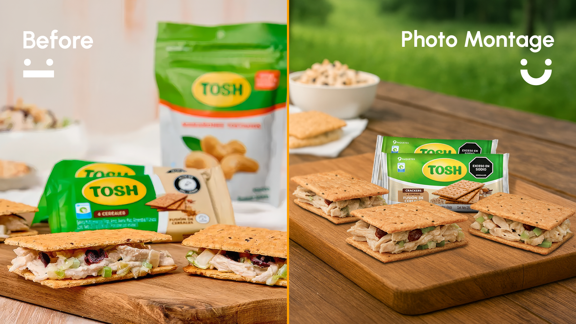 Image Before and After tosh brand