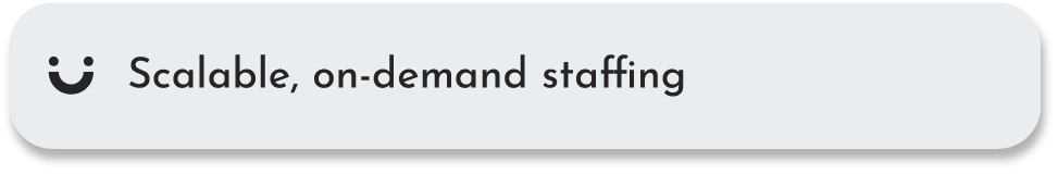 Scalable on demand