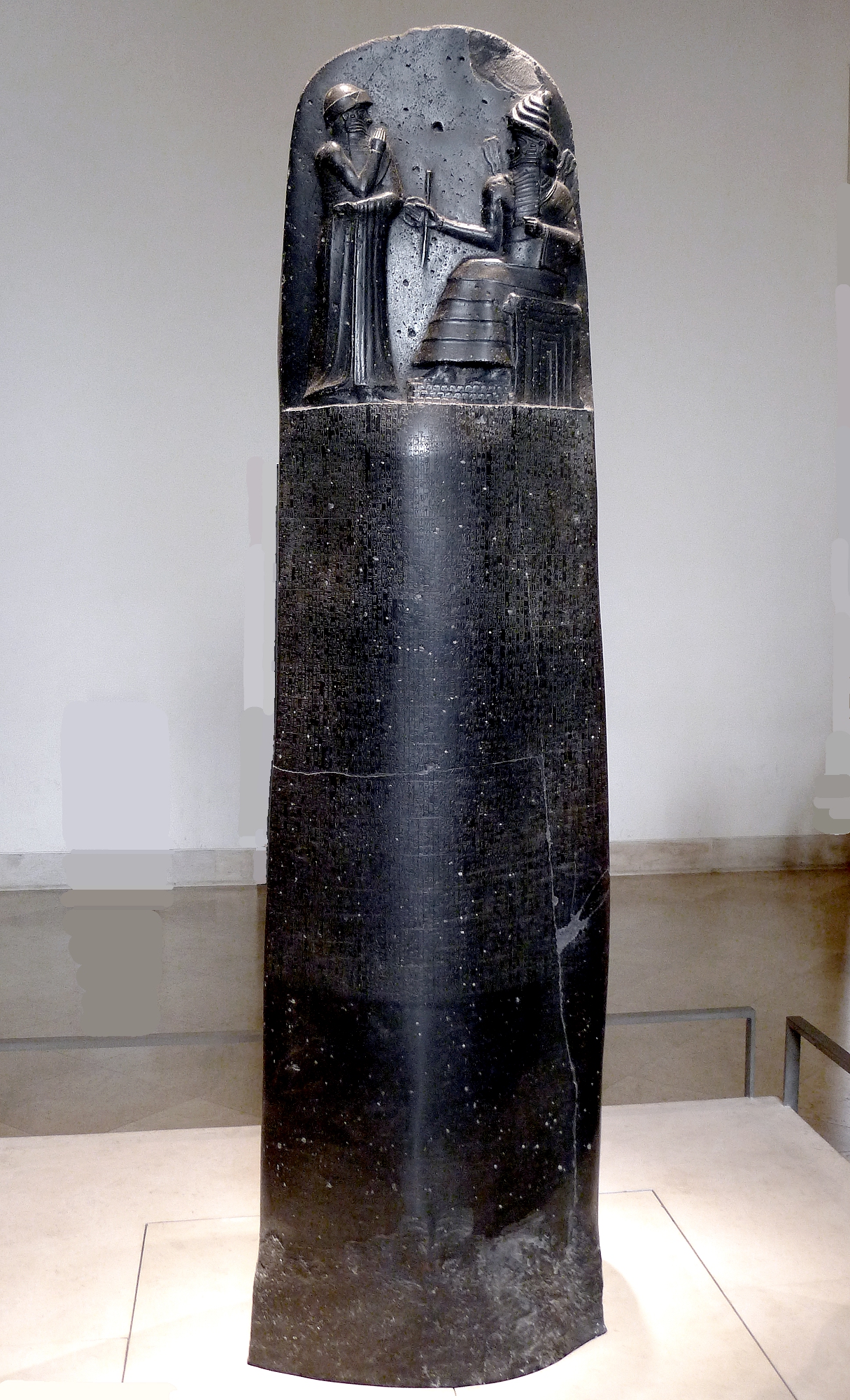 Code of Hammurabi stele at the Louvre
