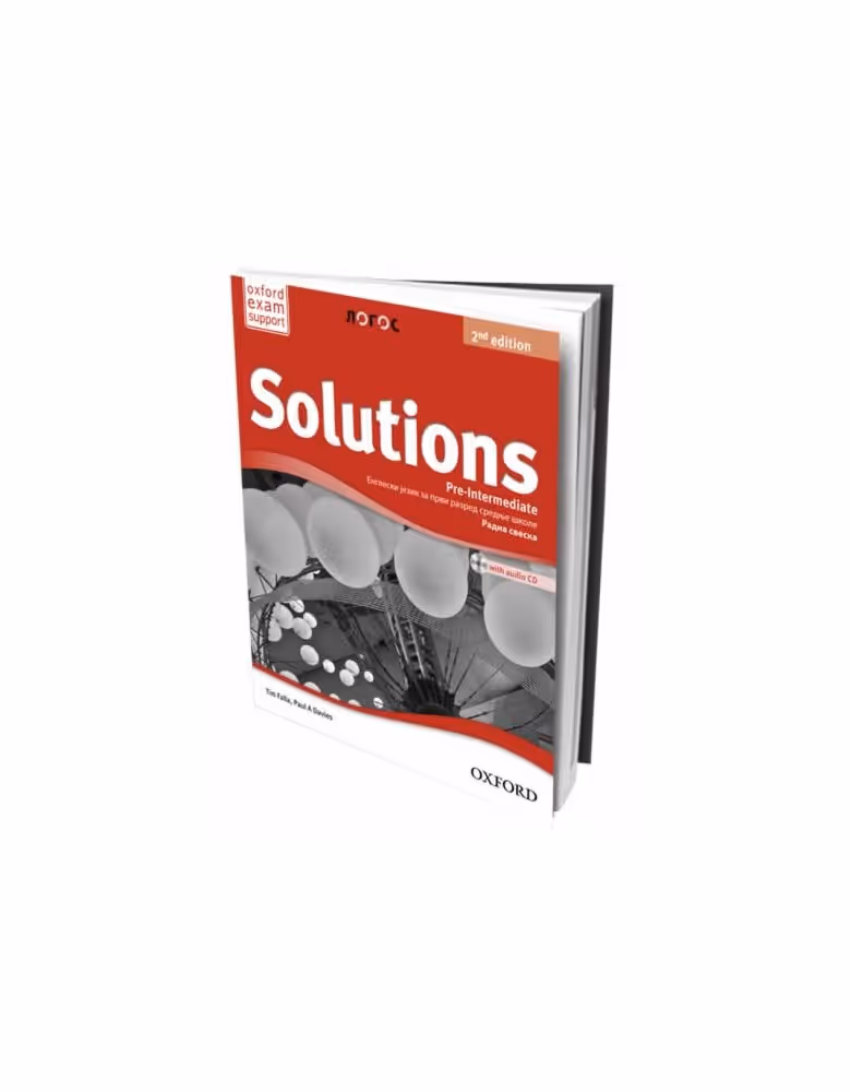 Logos engleski 1 radna sveska solutions 2 rd edition pre-intermediate , za prvi razred