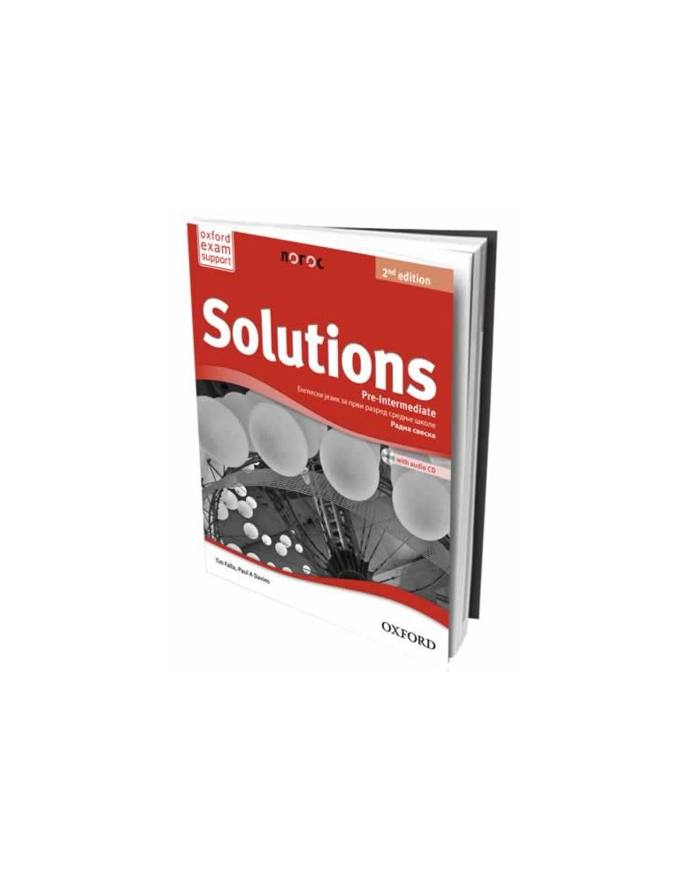 Logos engleski 1 radna sveska solutions 2 rd edition pre-intermediate , za prvi razred