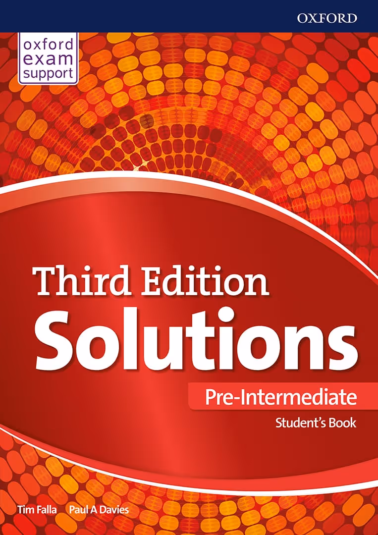 Logos engleski 1 udzbenik solutions 3 rd edition pre-intermediate za prvi razred