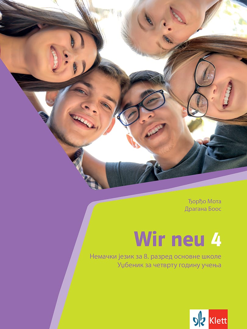 Klet nemački jezik 8, wir 4 neu, udžbenik za osmi razred