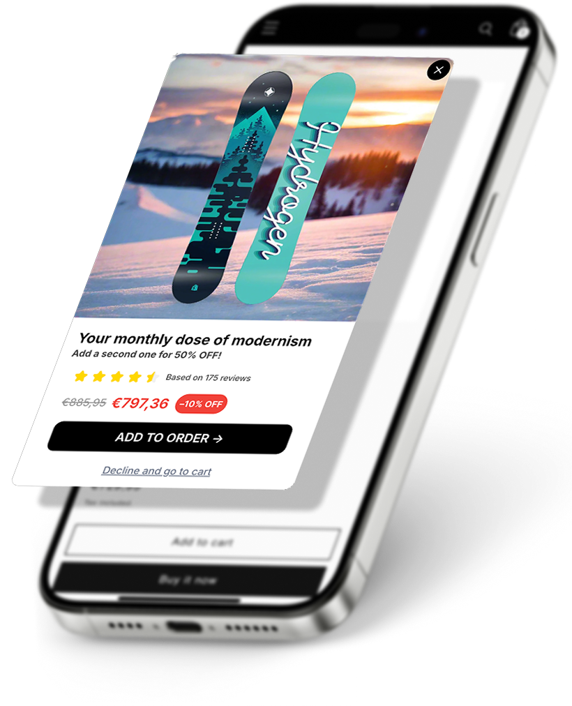 Not Another Popup Upsell by BetterApps | Increase your AOV in 5 minutes