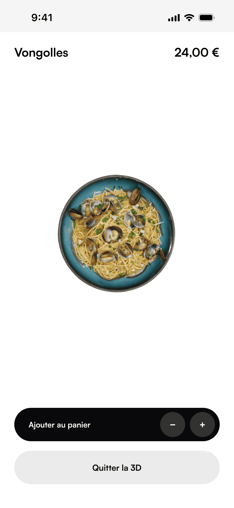 Mockup du menu visualisation Thon Uzu