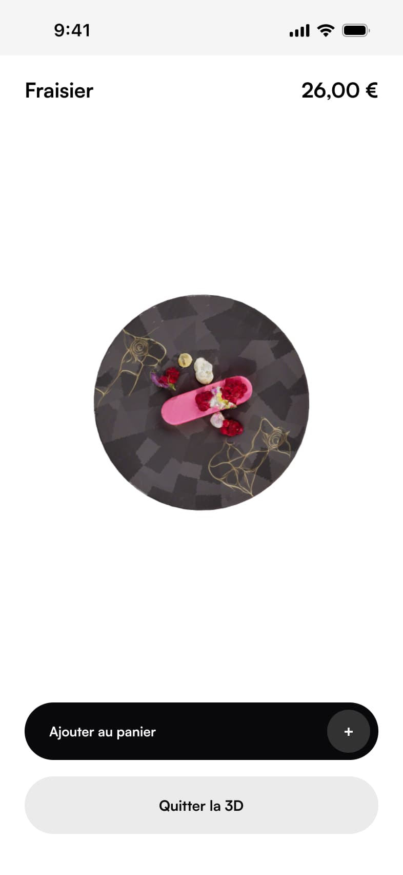 Visualisation du bar fraisier en 3D