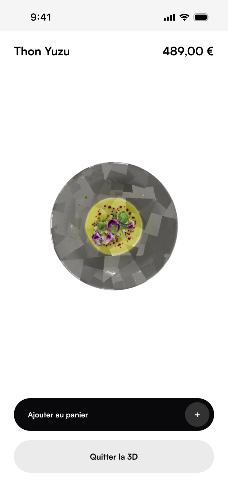 Visualisation du Thon Uzu en 3D