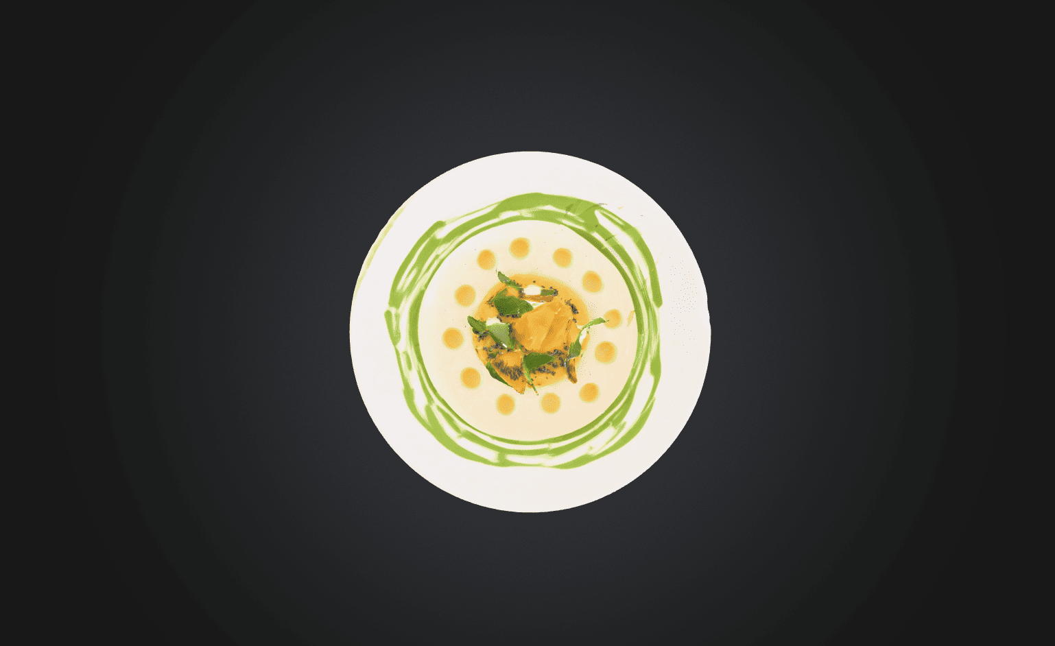 Modélisation 3D d'une tarte au citron