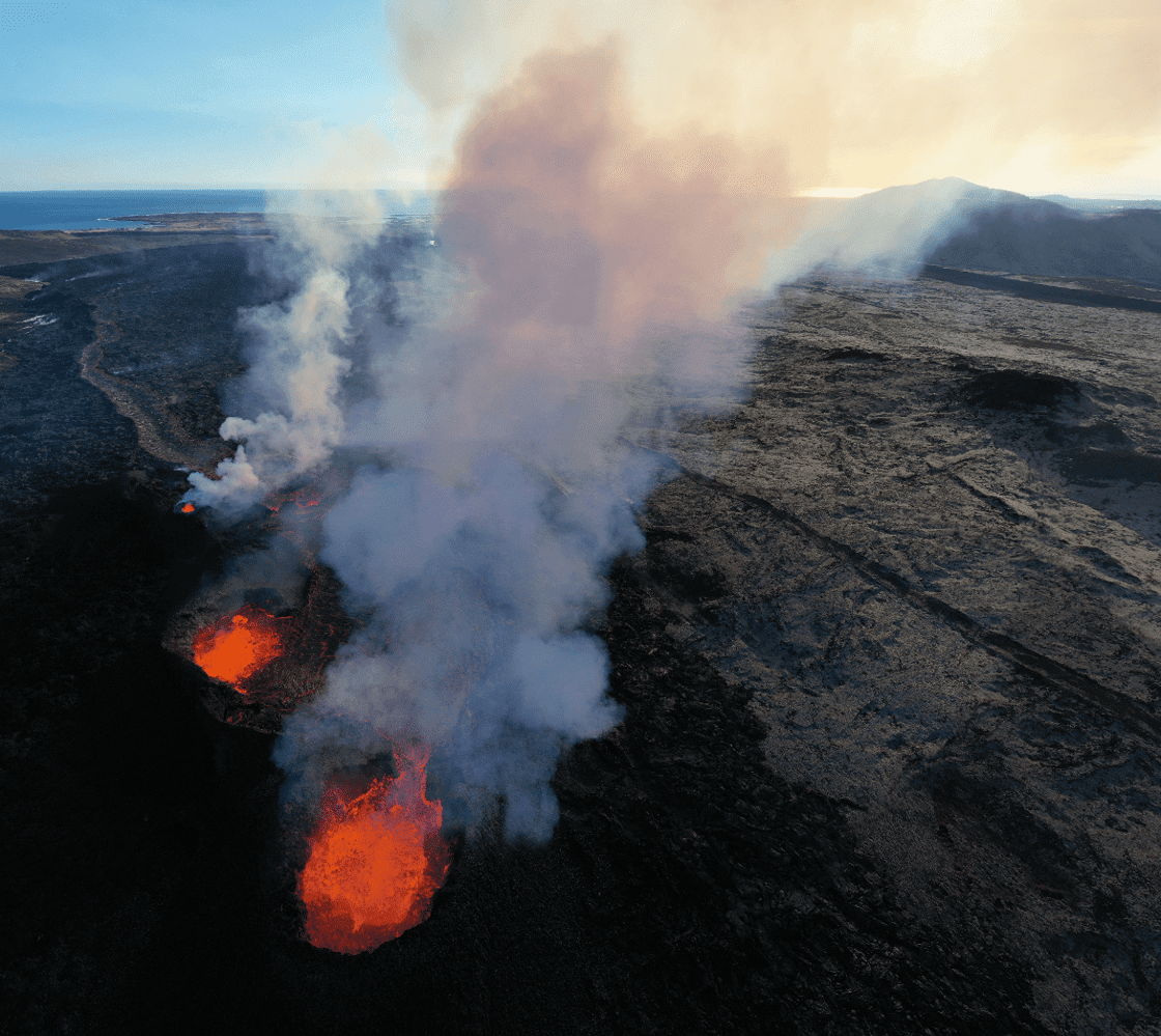 Beschreibung: Kartierung der Schutzanlagen von Grindavík und Vulkanüberwachung