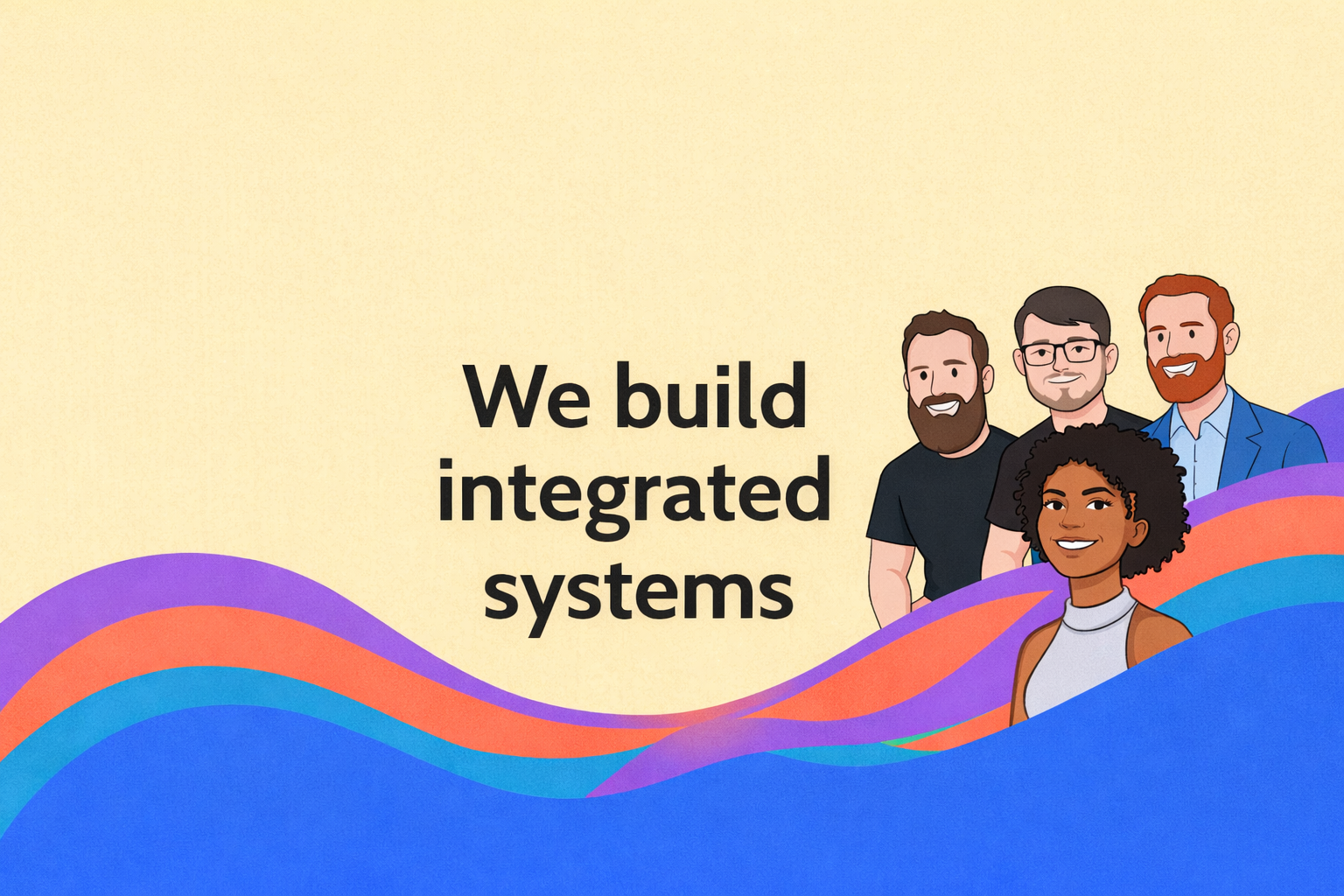 Collection of purple abstract geometric shapes and data visualization icons including a cube, bar chart, pie chart, and browser window.