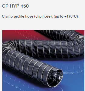 Crevo za otprasivanje i ventilaciju , pogodno za visoke temperature i hemikalije.