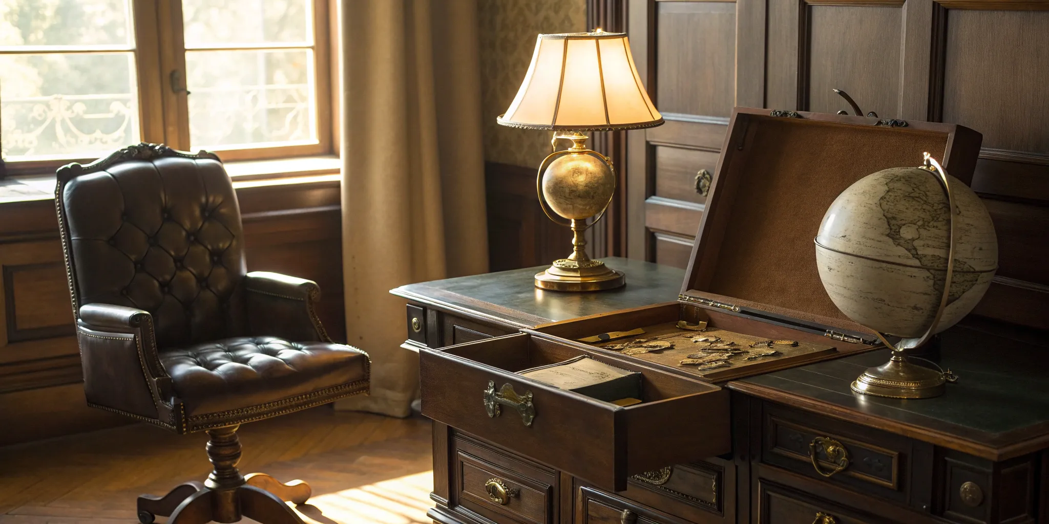 An elegant desk set for estate tax planning strategies to protect your wealth.