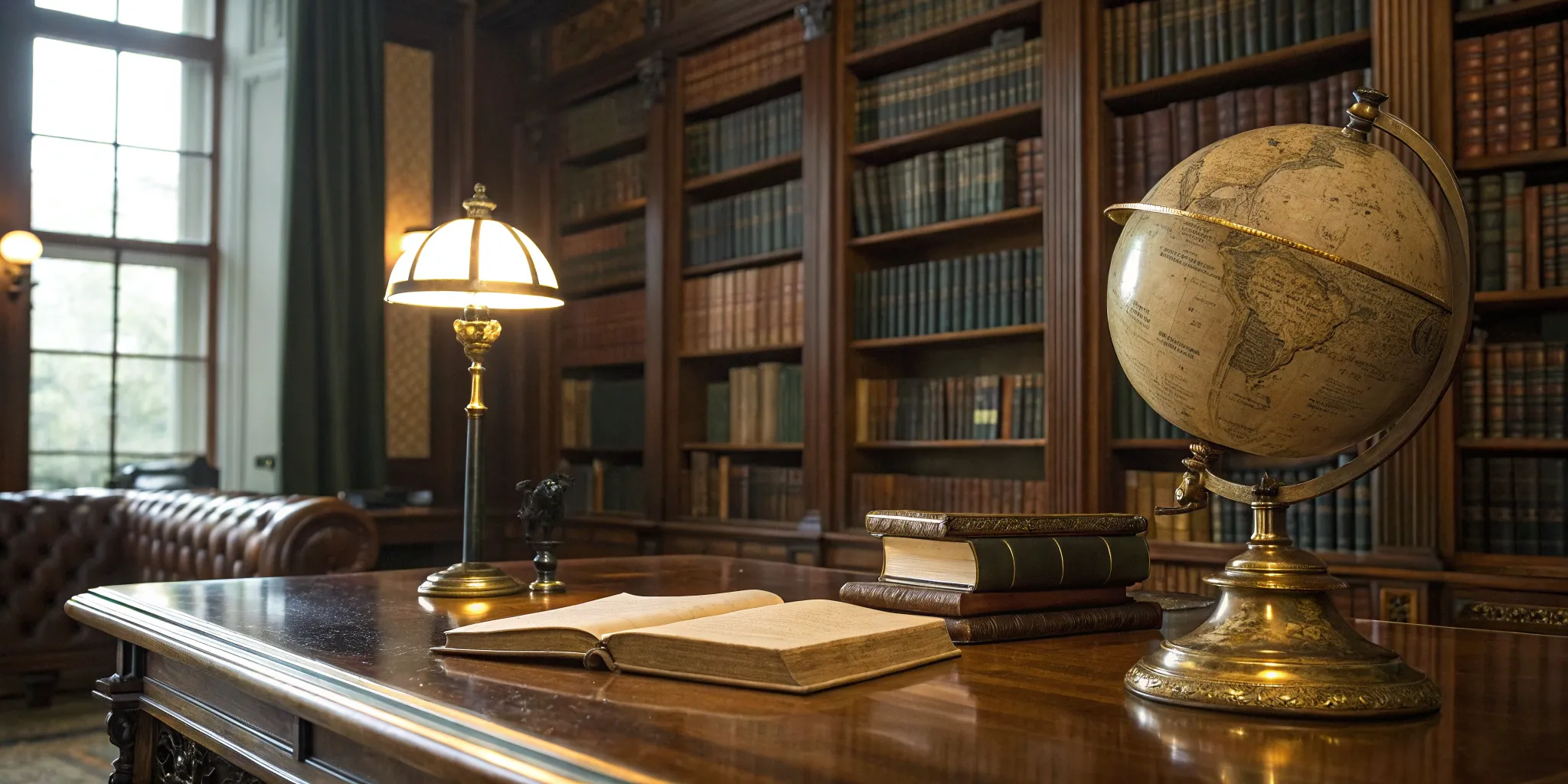 A classic study with an open book on estate planning for high net worth individuals.