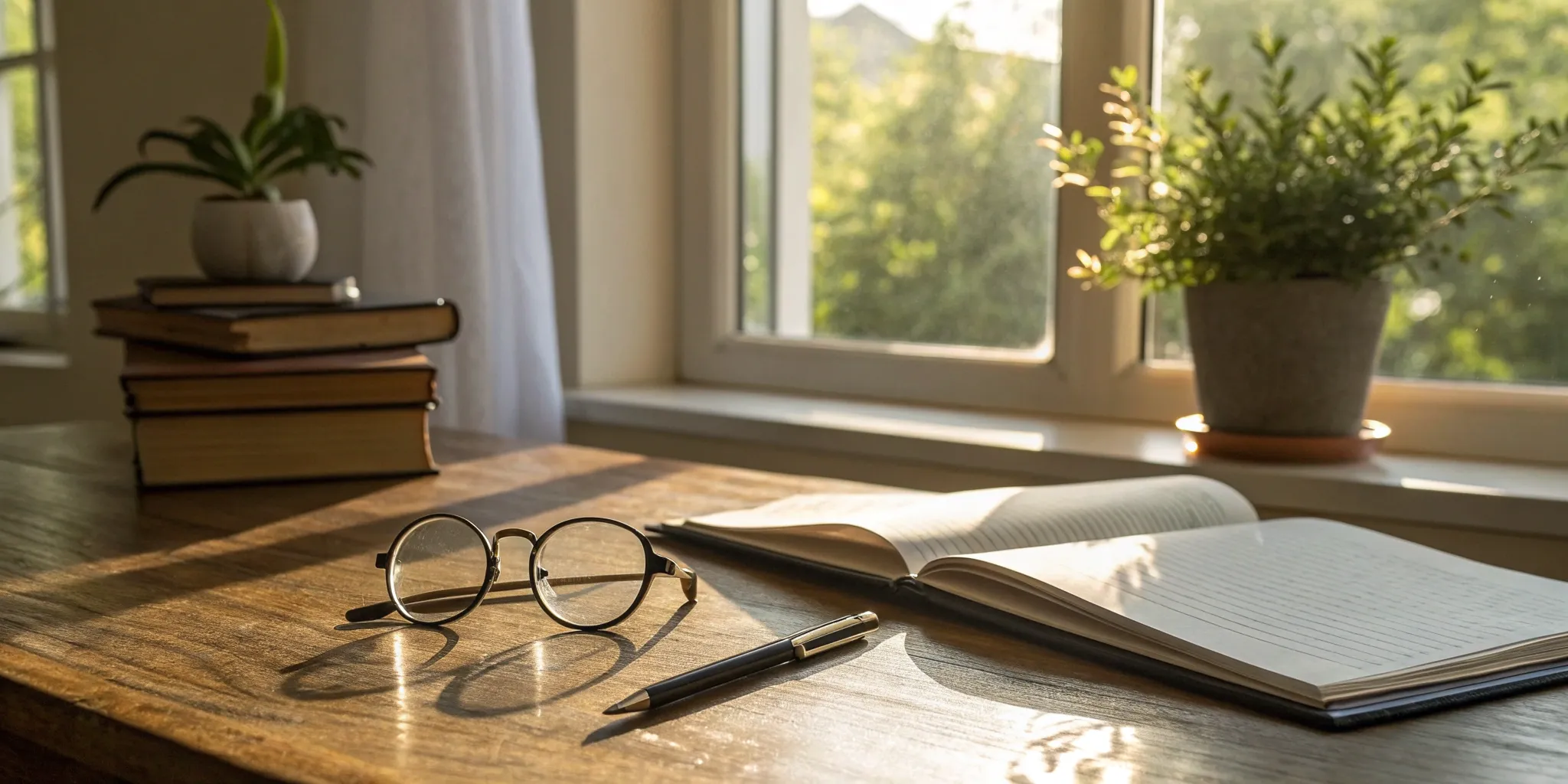 A desk set up for Medicaid planning with an irrevocable trust.