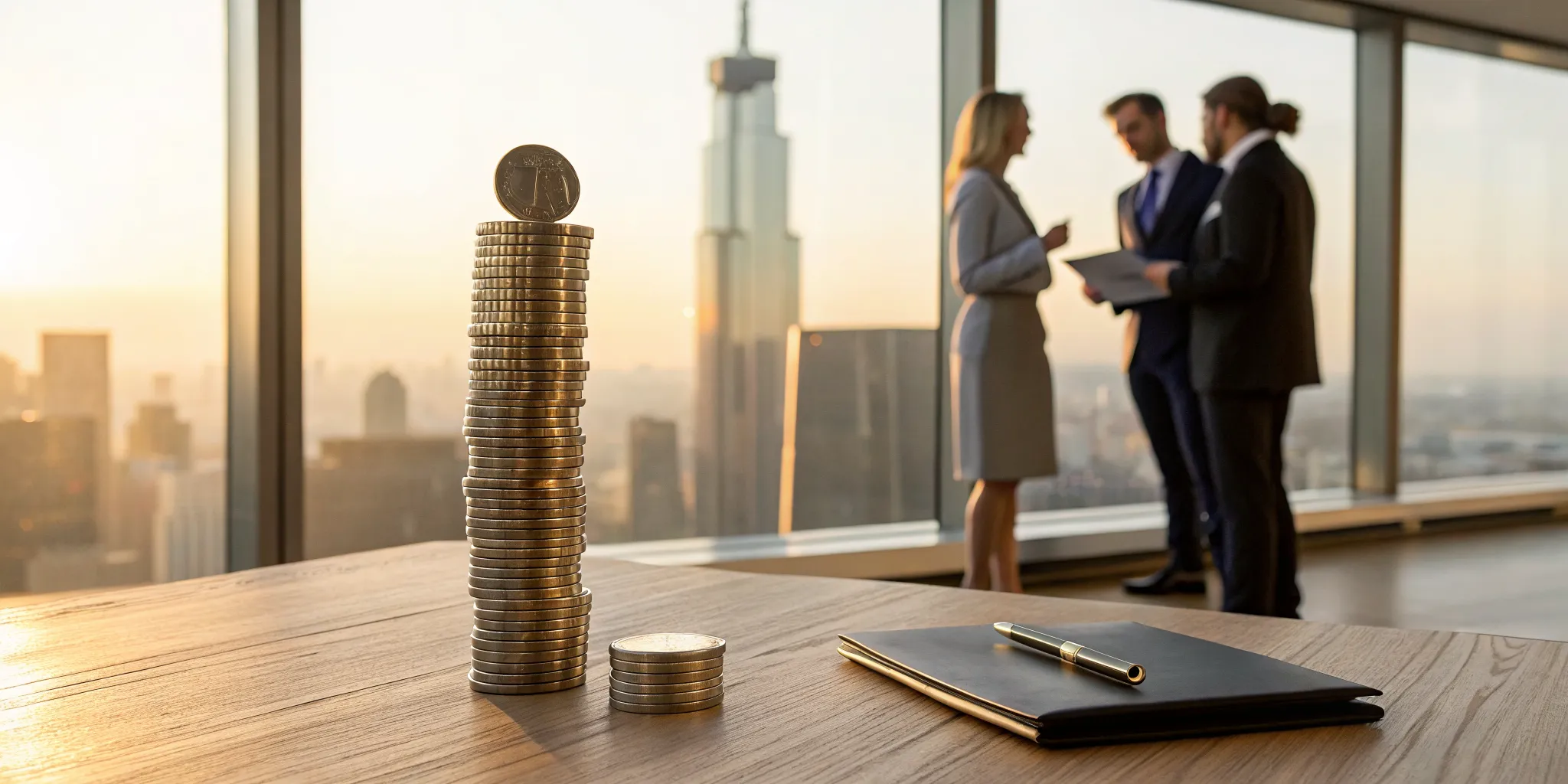 Three people discussing which life insurance settlement option guarantees payments for life.