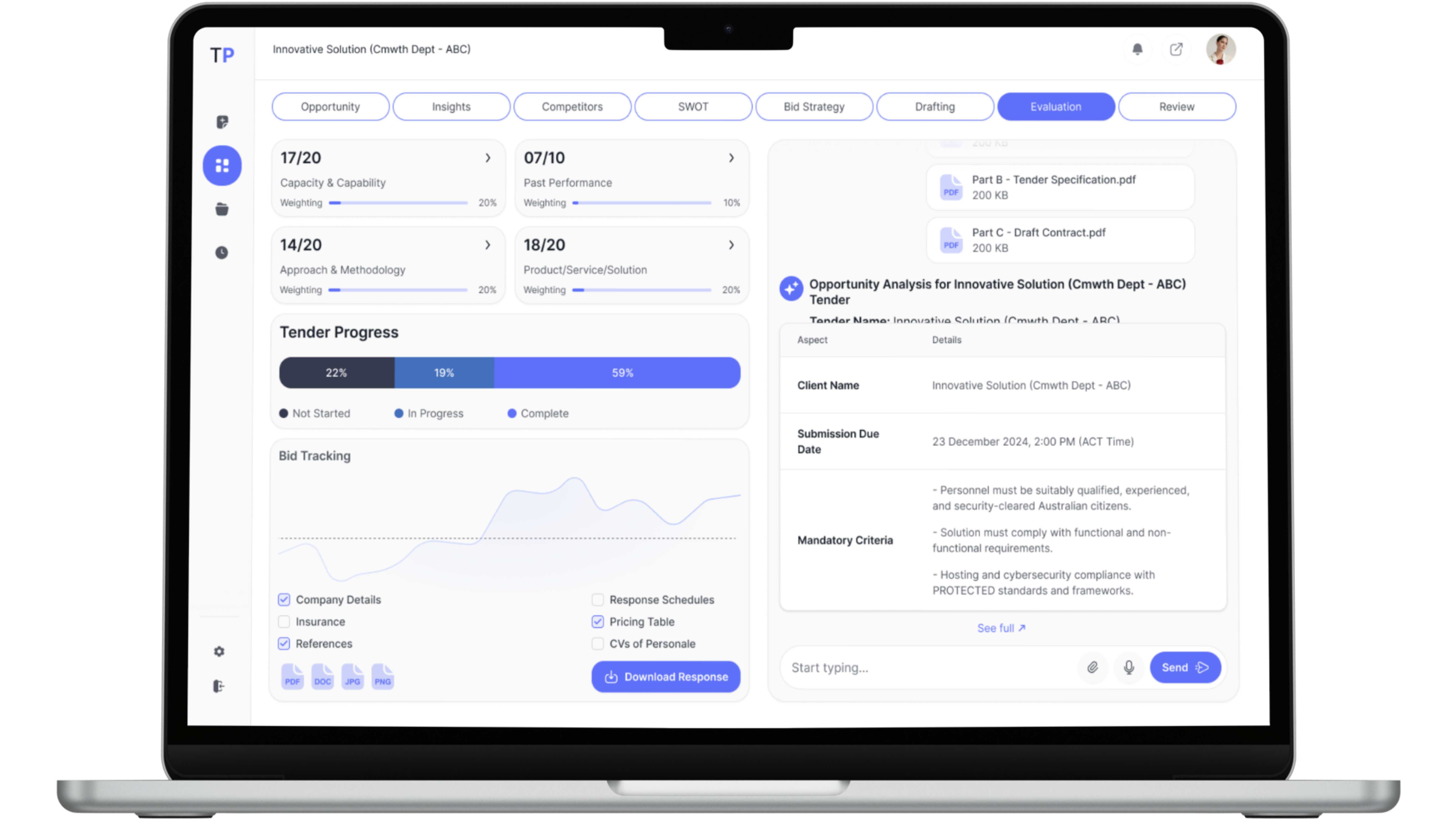 TenderPilot Dashboard