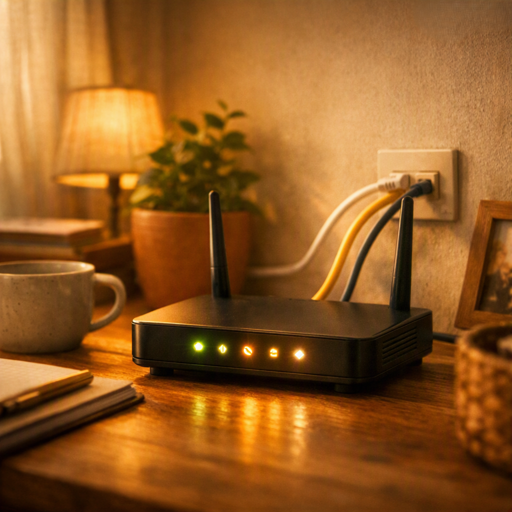 A router representing a potential privacy breach